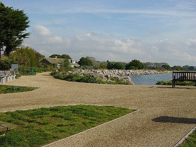 Prinsted slipway and seating. 
