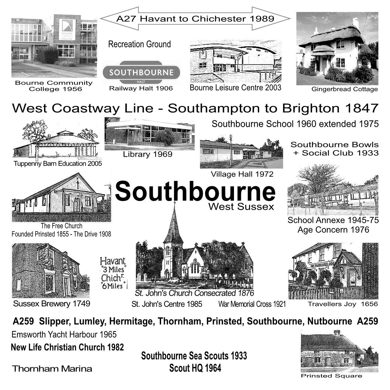 Geography - Southbourne, West Sussex | Pictorial History